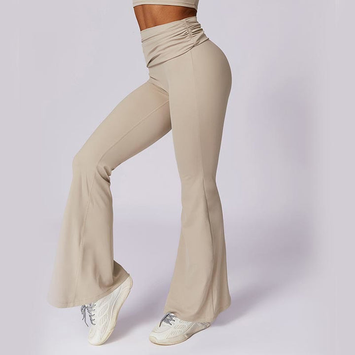 Buddha Stones Bez rękawów Bez pleców Pasek Tank Top Biustonosz Rozkloszowane Spodnie Sport Fitness Joga - image 58