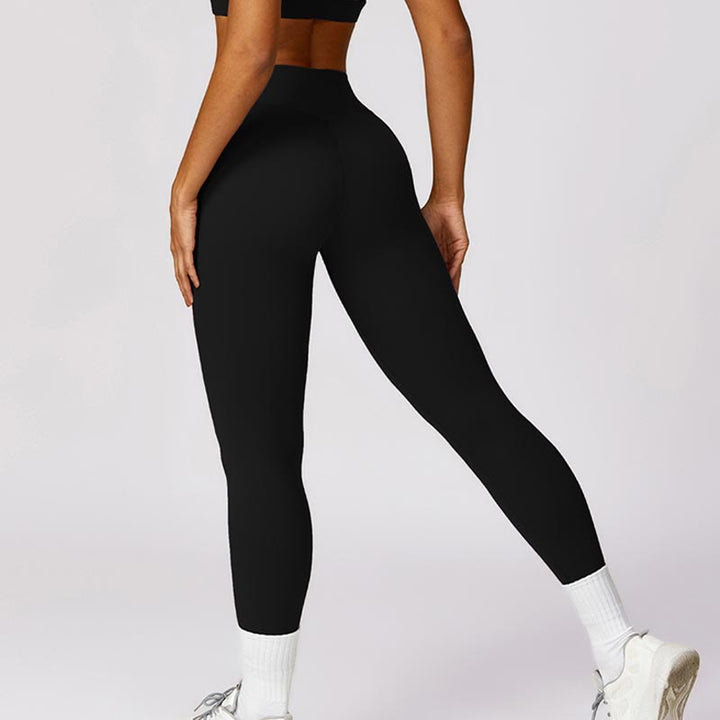 Buddha Stones Damskie Krótki Rękaw T-shirt Top Wysoki Stan Legginsy Spodnie Do Sportu Joga - image 8