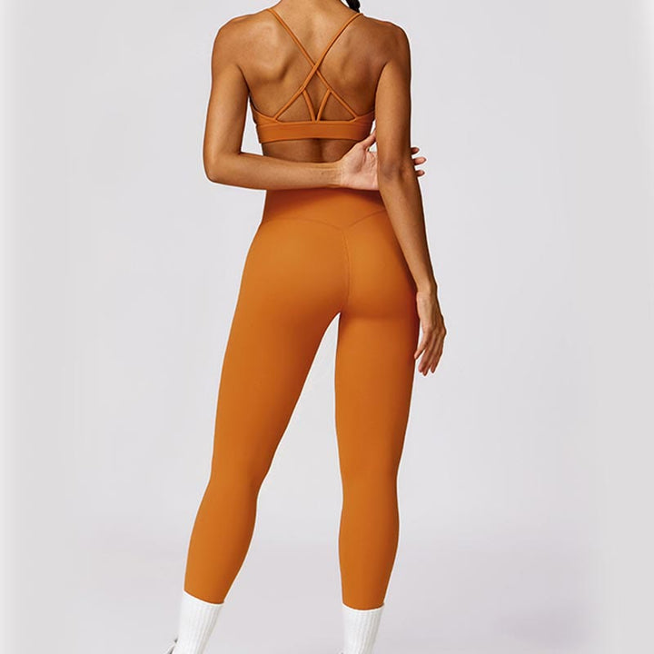 Buddha Stones Damskie Krótki Rękaw T-shirt Top Wysoki Stan Legginsy Spodnie Do Sportu Joga - image 25