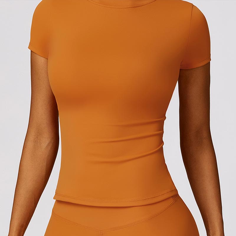 Buddha Stones Damskie Krótki Rękaw T-shirt Top Wysoki Stan Legginsy Spodnie Do Sportu Joga - image 15