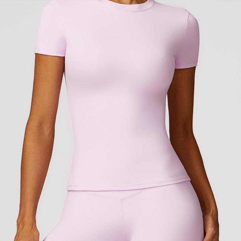 Buddha Stones Damskie Krótki Rękaw T-shirt Top Wysoki Stan Legginsy Spodnie Do Sportu Joga - image 58