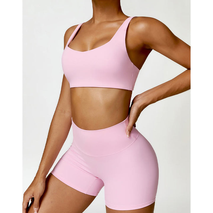 Buddha Stones Sportowy biustonosz do jogi bez pleców z krótkim rękawem - image 38