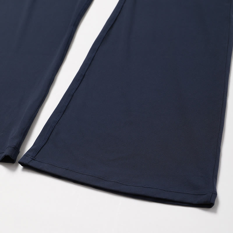 Buddha Stones Damskie Kombinezon Bez Rękawów Spodnie Rozkloszowane Sportowe Fitness Joga Body - image 33