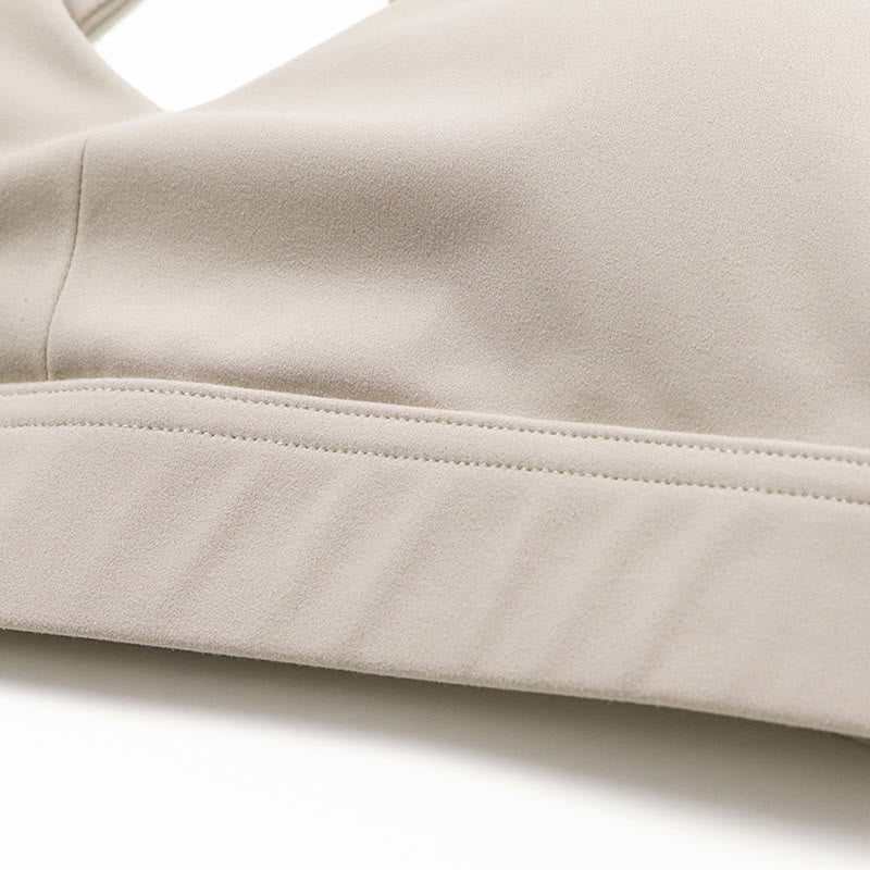 Buddha Stones Gym Sports Yoga Backless Bra Crop Tank Top Oddychające Szorty - image 37