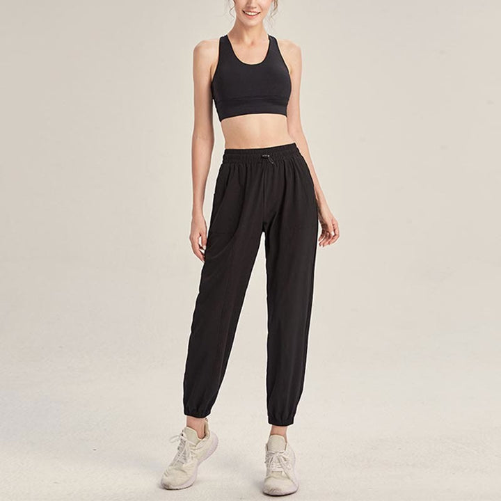 Spodnie sportowe do jogi i fitnessu Buddha Stones z kieszeniami - image 14