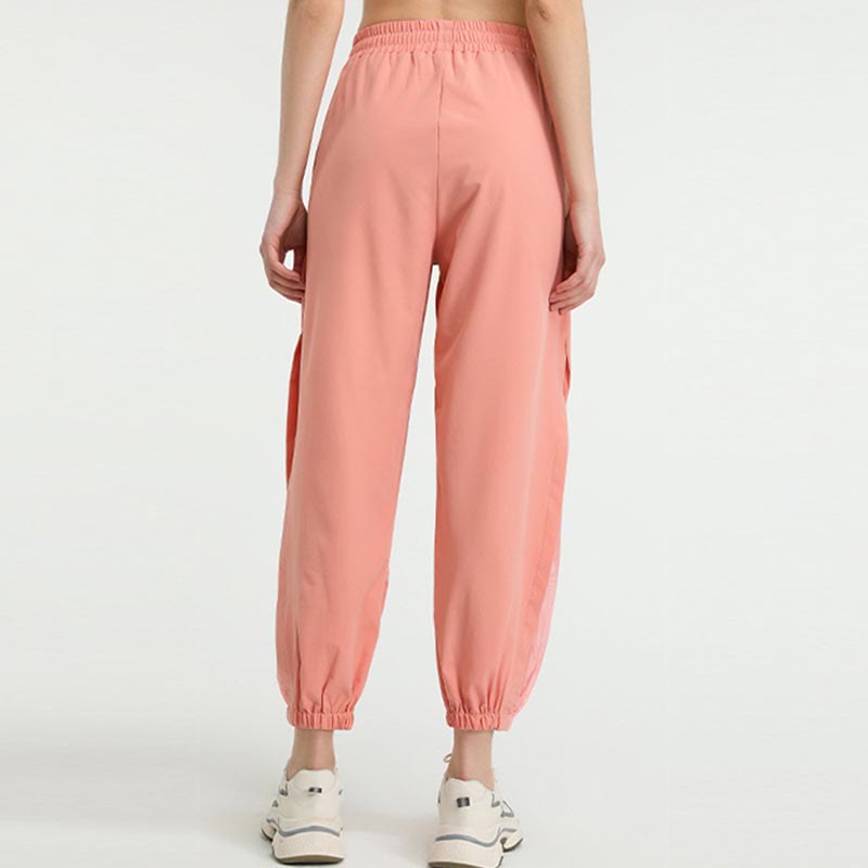 Buddha Stones Luźne Spodnie Sportowe Fitness Joga Wysoki Stan Z Kieszeniami - image 14