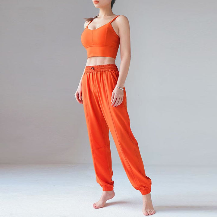 Buddha Stones Wysoki stan Fitness Joga Sportowe Spodnie dresowe Jogger z kieszeniami