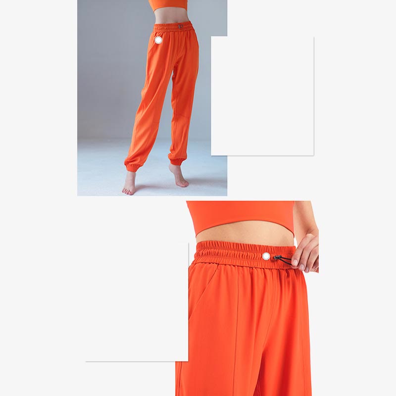 Buddha Stones Wysoki stan Fitness Joga Sportowe Spodnie dresowe Jogger z kieszeniami