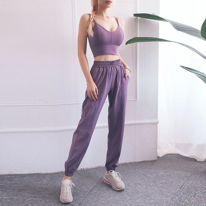 Buddha Stones Wysoki stan Fitness Joga Sportowe Spodnie dresowe Jogger z kieszeniami