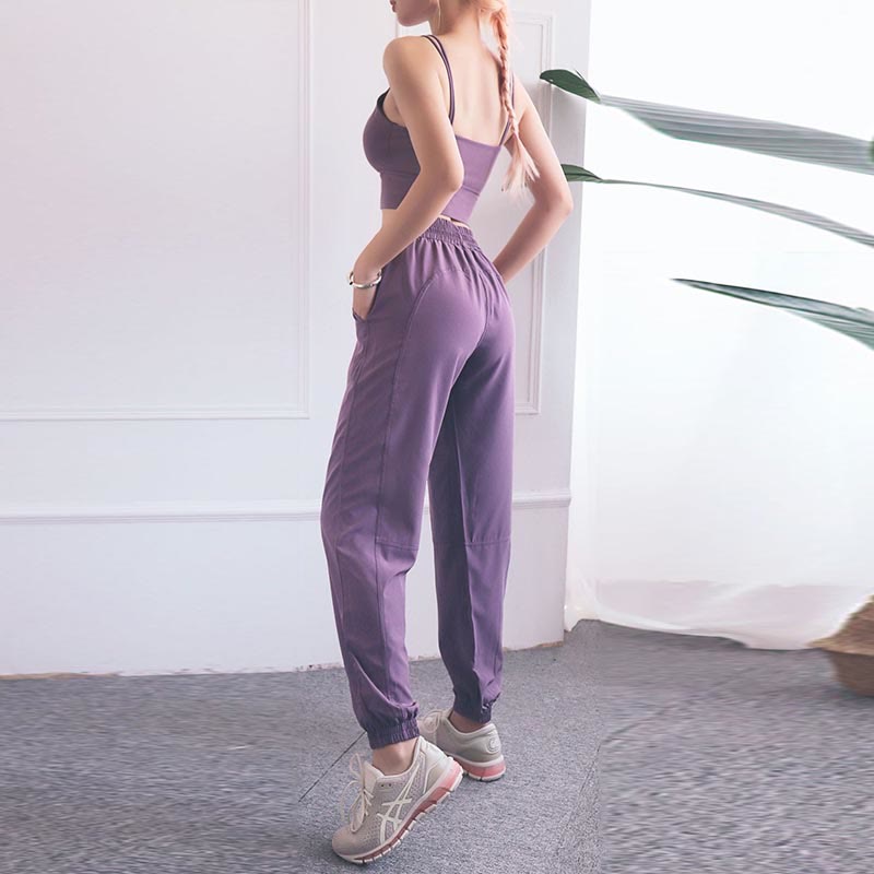 Buddha Stones Wysoki stan Fitness Joga Sportowe Spodnie dresowe Jogger z kieszeniami - image 17