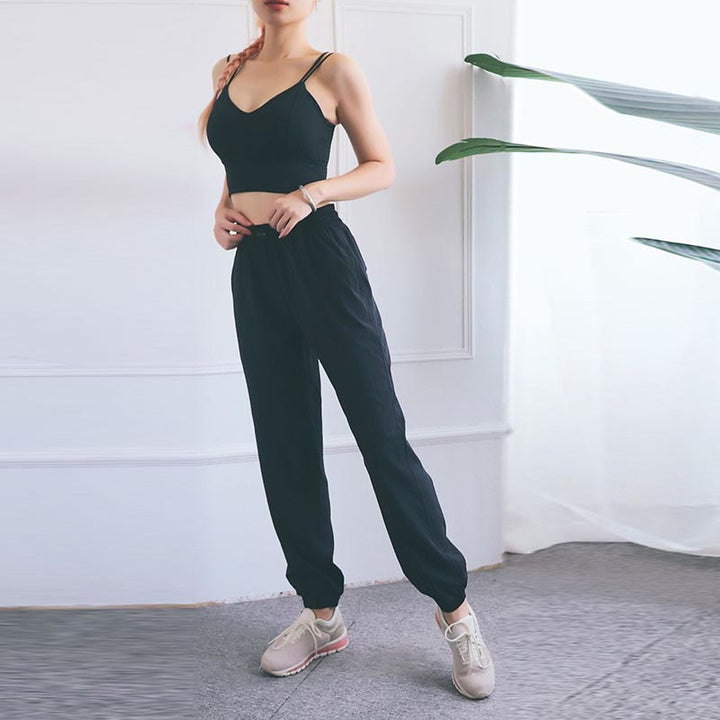 Buddha Stones Wysoki stan Fitness Joga Sportowe Spodnie dresowe Jogger z kieszeniami