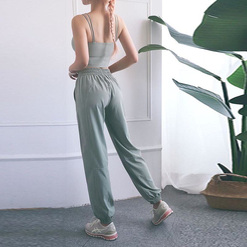 Buddha Stones Wysoki stan Fitness Joga Sportowe Spodnie dresowe Jogger z kieszeniami - image 24