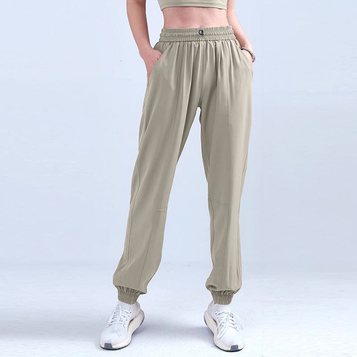 Buddha Stones Wysoki stan Fitness Joga Sportowe Spodnie dresowe Jogger z kieszeniami - Khaki - US8-10, UK/AU12-14, EU40-42 (XL) - image 35