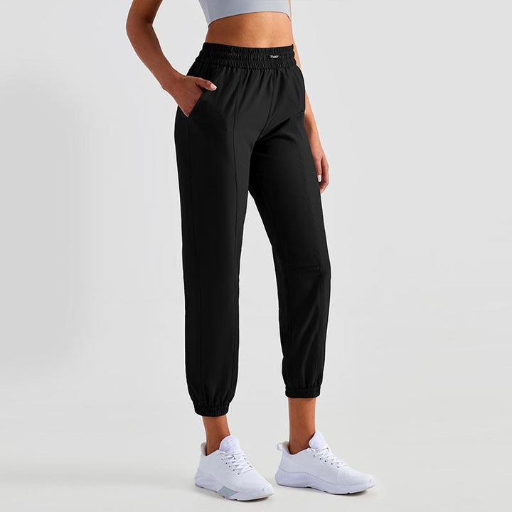 Buddha Stones Wysoki stan Fitness Joga Sportowe Spodnie dresowe Jogger z kieszeniami - Czarny - US8-10, UK/AU12-14, EU40-42 (XL) - image 40