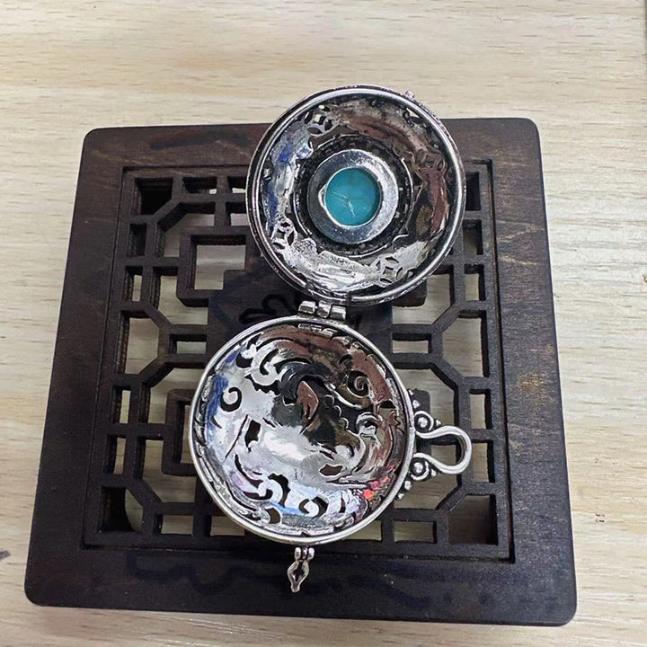 Buddha Stones Tybetański Pi Xiu Luck Naszyjnik Miedziany