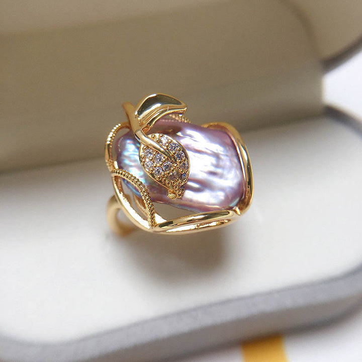 Buddha Stones Kamienie Perła Miedziany Złoty Kwiat Szczęście Bogactwo