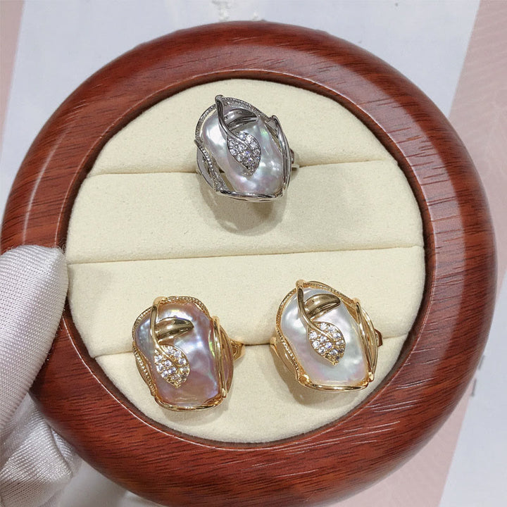 Buddha Stones Kamienie Perła Miedziany Złoty Kwiat Szczęście Bogactwo