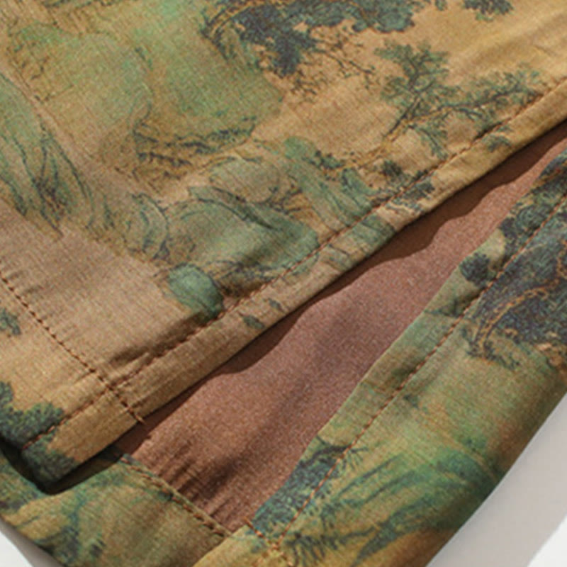 Buddha Stones Krajobraz Chiński Smok Wzór Chiński Trzy Czwarte Rękaw Koszula Męska T-shirt - image 11