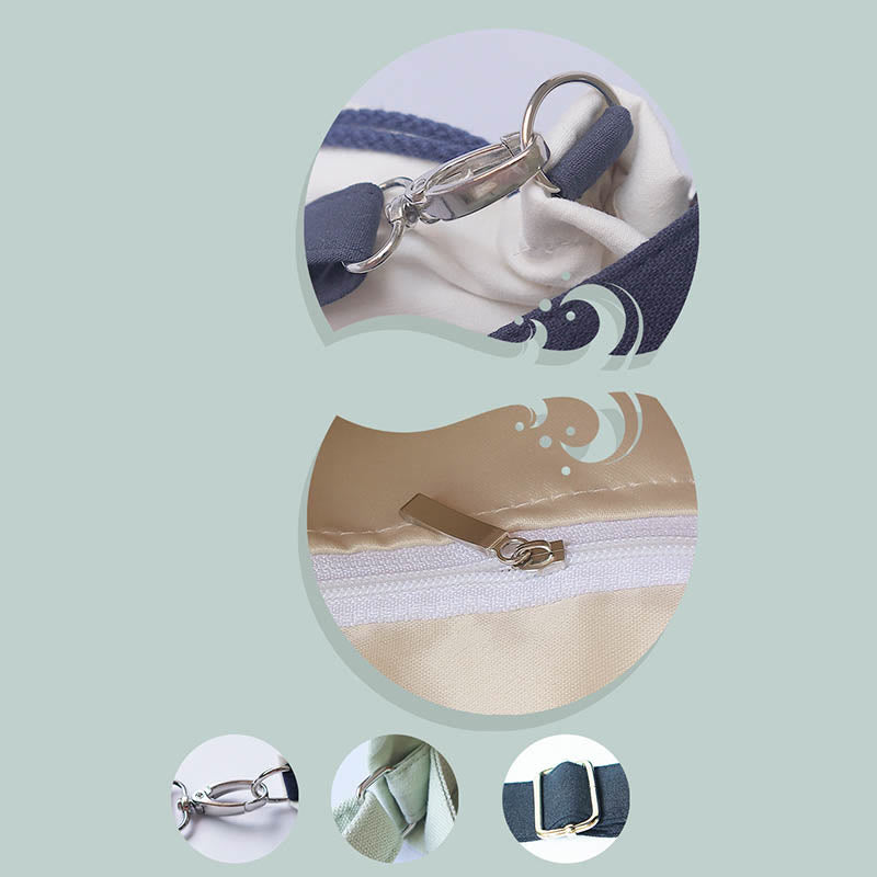 Buddha Stones Haftowane Kwiaty Trawy Wiśniowe Kwiaty Płócienna Torba Tote Crossbody Torba Na Ramię Torebka - image 10