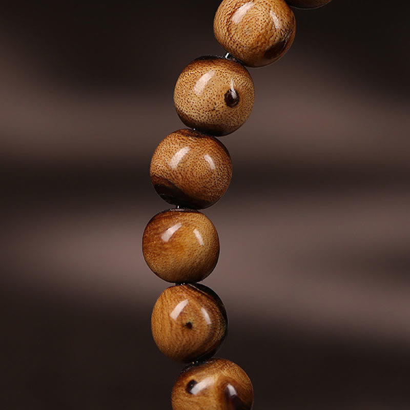 Buddha Stones 925 Srebro Sterlingowe Naturalne Złote Morskie Wierzby Zakiram Bogini Bogactwa Szczęście Fortuna Fu Charakter Bransoletka Sukcesu