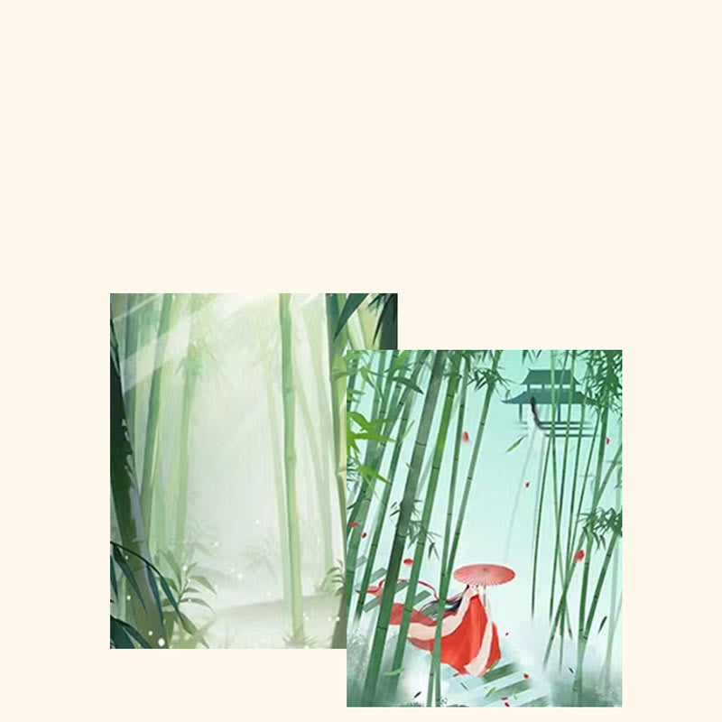 Buddha Stones 925 Srebro Sterlingowe Hetian Jade Bambus Liść Klamra Pokoju Naszyjnik Wisiorek Dobrobytu - image 7