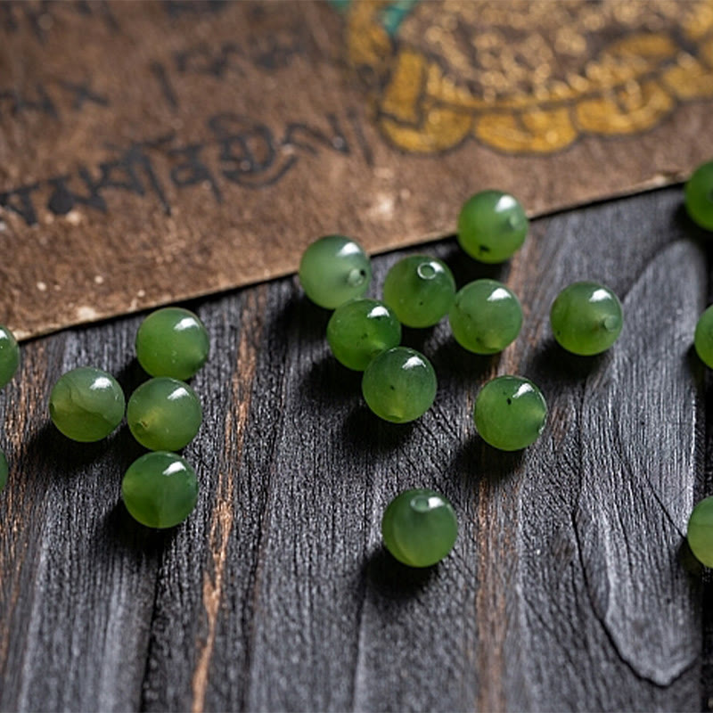 Buddha Stones Naturalne Tybet 108 Mala Koraliki Fioletowe Nasiona Bodhi Hetian Cyan Jade Miedź Dorje Bransoletka Pokoju