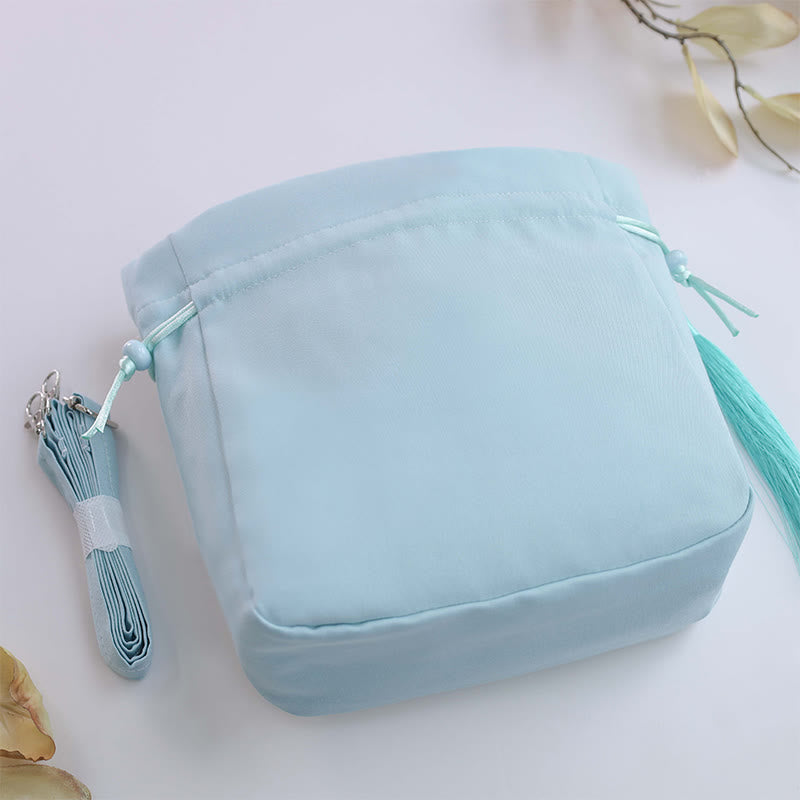 Buddha Stones Suzhou Haft Królik Lotos Epifyllum Piwonia Magnolia Torba Tote Crossbody Torba na ramię Torebka