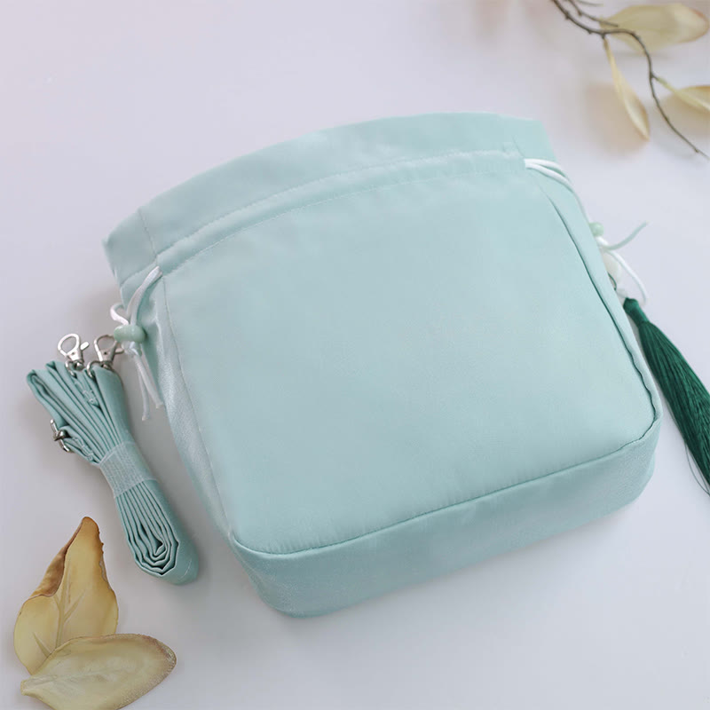 Buddha Stones Suzhou Haft Królik Lotos Epifyllum Piwonia Magnolia Torba Tote Crossbody Torba na ramię Torebka
