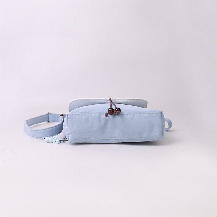 Buddha Stones haftowane Kamelia Epifyllum Gardenia Sakura Kwiaty Torba Crossbody Torba na ramię Torba na telefon komórkowy