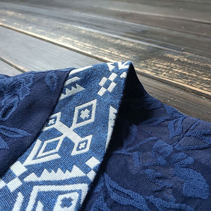 Kurtka żakardowa z długim rękawem i dekoltem w serek w Buddha Stones - image 9