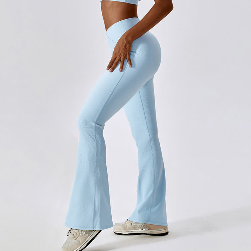 Buddha Stones Bez Rękawów Crop Tank Top Rozkloszowane Spodnie Sport Fitness Joga - image 46