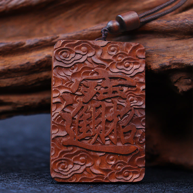 Buddha Stones Naturalne Uderzenie Pioruna Jujube Drewno PiXiu Miedziana Moneta Naszyjnik Dobrobytu Wisiorek