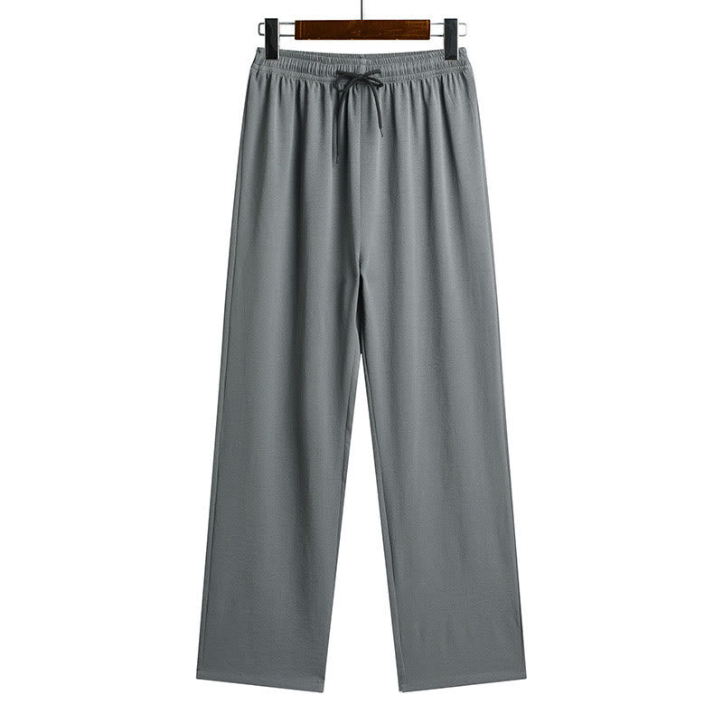 Buddha Stones Fu Charakter Tang Garnitur Hanfu Tradycyjny Mundur Krótki Rękaw Top Spodnie Odzież Męski Zestaw - image 3