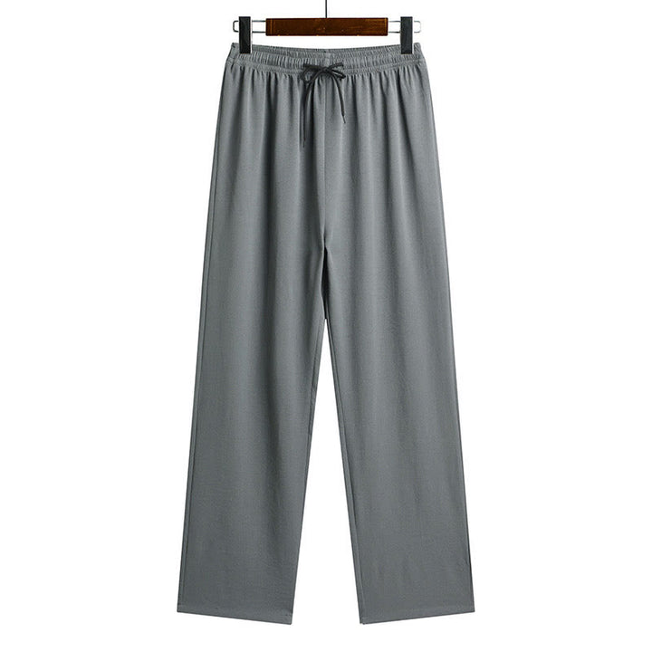 Buddha Stones Fu Charakter Tang Garnitur Hanfu Tradycyjny Mundur Krótki Rękaw Top Spodnie Odzież Męski Zestaw - image 3