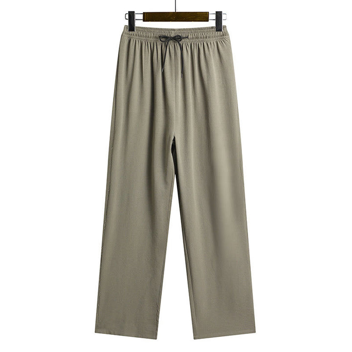 Buddha Stones Fu Charakter Tang Garnitur Hanfu Tradycyjny Mundur Krótki Rękaw Top Spodnie Odzież Męski Zestaw - image 26