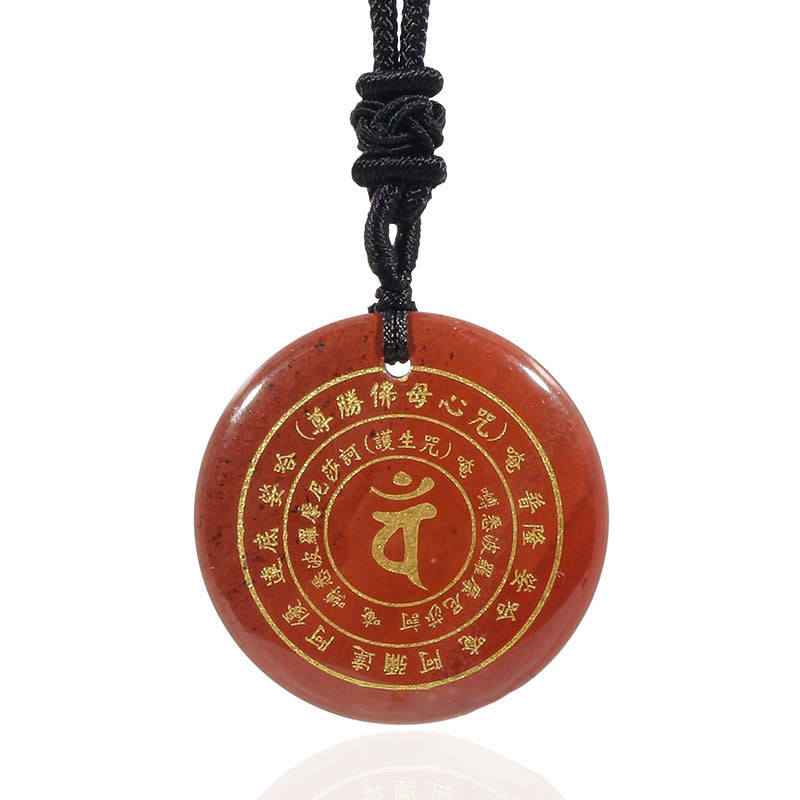 Buddha Stones Wajroczana Tathagata Sanskryt Mantra Różnorodny Kryształ Czarny Obsydian Zielony Awenturyn Siła Naszyjnik Wisiorek