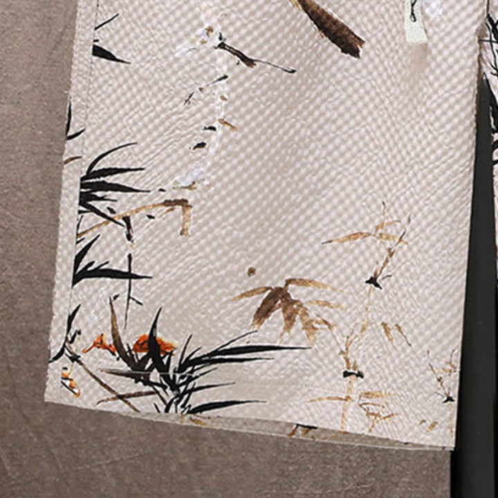 Buddha Stones Krajobraz Kokosy Drzewa Sroka Wzór Krótki Rękaw Szorty Męskie Zestaw - image 24