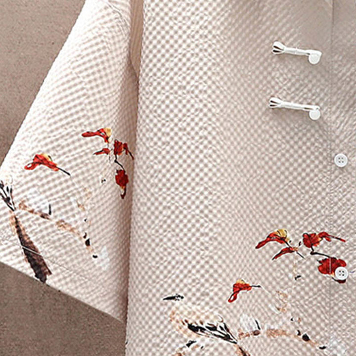 Buddha Stones Krajobraz Kokosy Drzewa Sroka Wzór Krótki Rękaw Szorty Męskie Zestaw - image 18