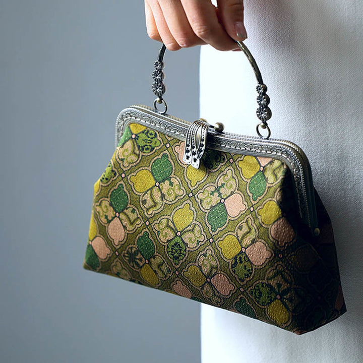 Torebka Buddha Stones Liście Metalowy Łańcuch Crossbody Torba Torba Na Ramię Torba Na Telefon Komórkowy