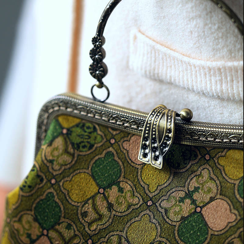 Torebka Buddha Stones Liście Metalowy Łańcuch Crossbody Torba Torba Na Ramię Torba Na Telefon Komórkowy