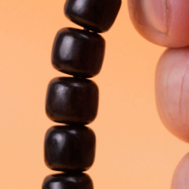 Bransoletka Buddha Stones Ebony Wood Rosewood Peace Balance