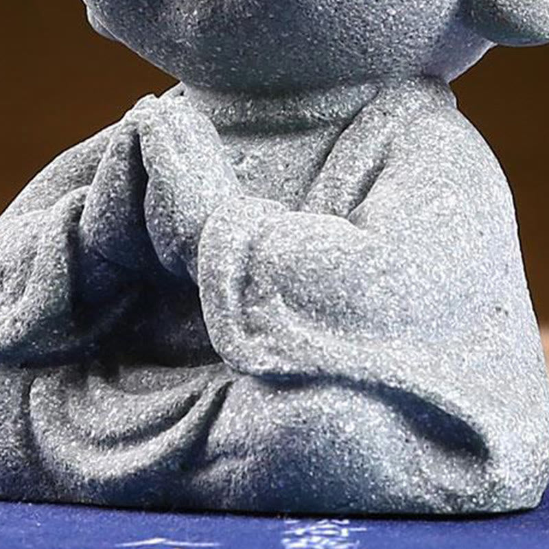 Medytacja Buddha Stones Modlący się Budda Współczucie Spokój Dekoracja domu - image 9