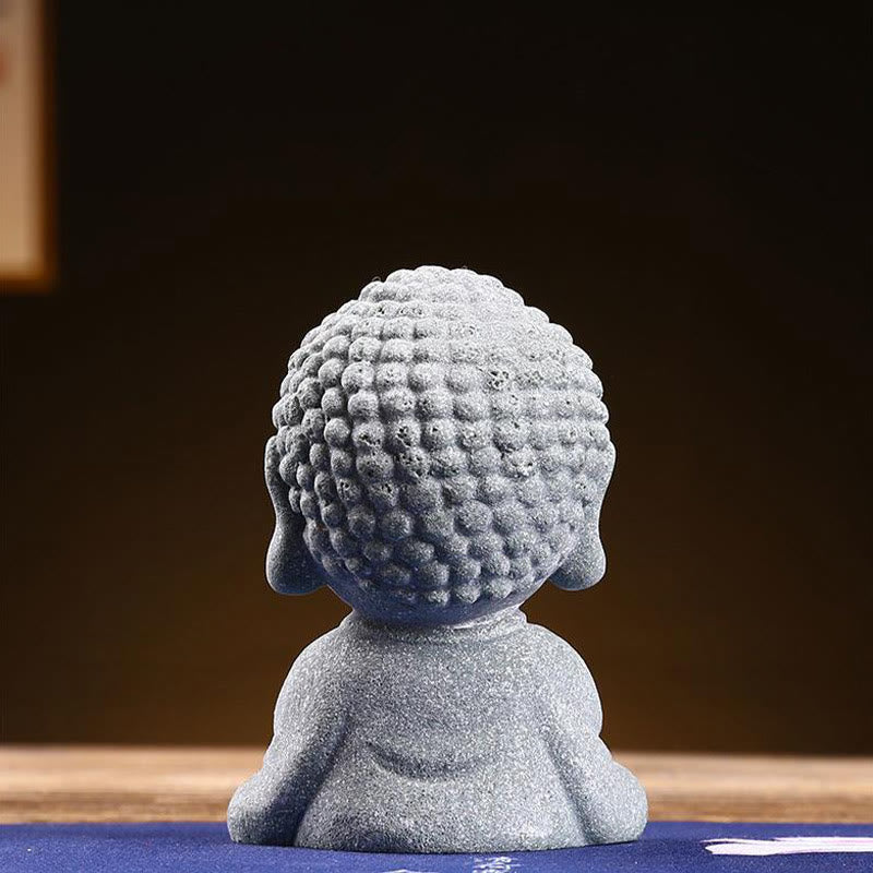 Medytacja Buddha Stones Modlący się Budda Współczucie Spokój Dekoracja domu