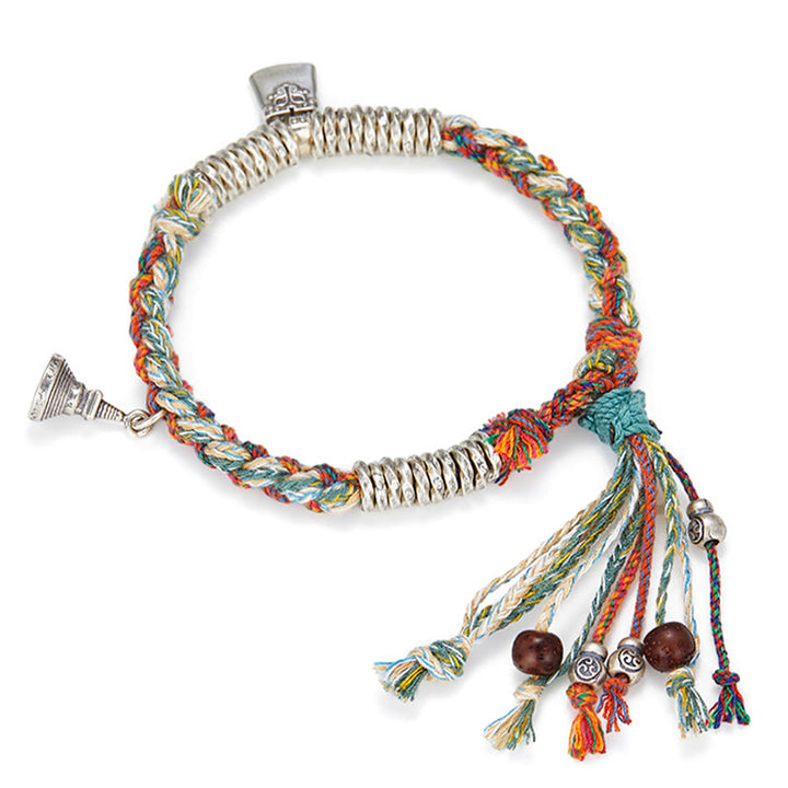 Bransoletka ochronna Buddha Stones 925 Sterling Silver, ręcznie robiona, wielopasmowa - image 3