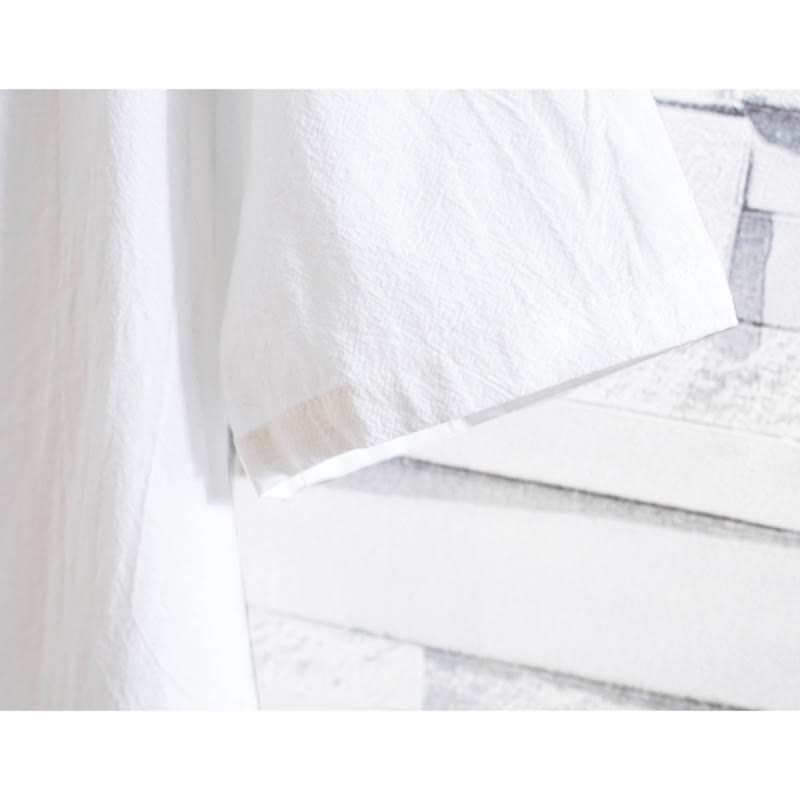 Buddha Stones, 2 sztuki, jednolity kolor, bawełniany T-shirt z krótkim rękawem i spodniami, męski zestaw - image 6