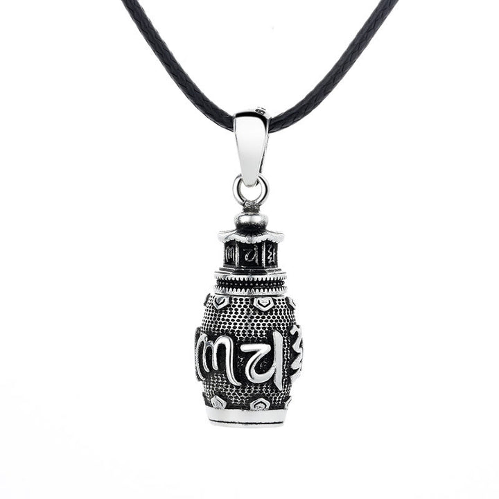 Buddha Stones Om Mani Padme Hum Miedziany Naszyjnik Kreatywność Wisiorek - image 5