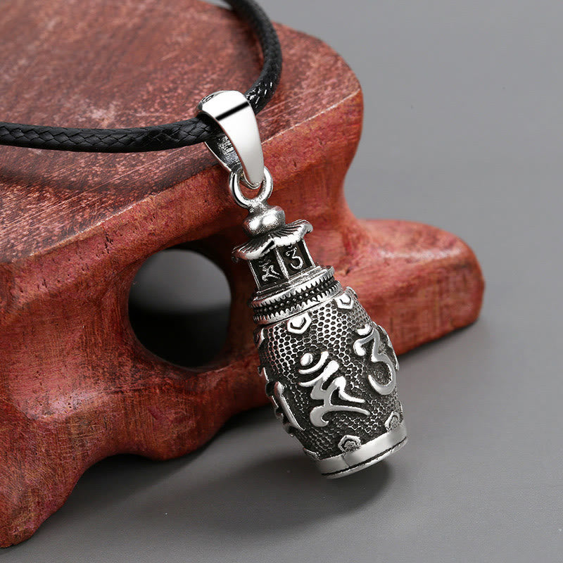 Buddha Stones Om Mani Padme Hum Miedziany Naszyjnik Kreatywność Wisiorek - image 2