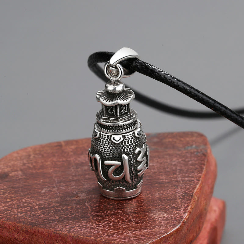 Buddha Stones Om Mani Padme Hum Miedziany Naszyjnik Kreatywność Wisiorek - image 3