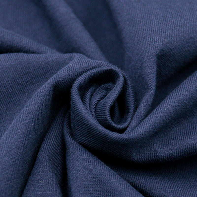 Buddha Stones męska letnia koszulka z okrągłym dekoltem i krótkim rękawem Yin Yang z bawełny - image 5