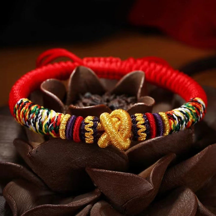 Buddha Stones 925 Srebro Sterlingowe Om Mani Padme Hum King Kong Knot Wiara Bransoletka - image 9